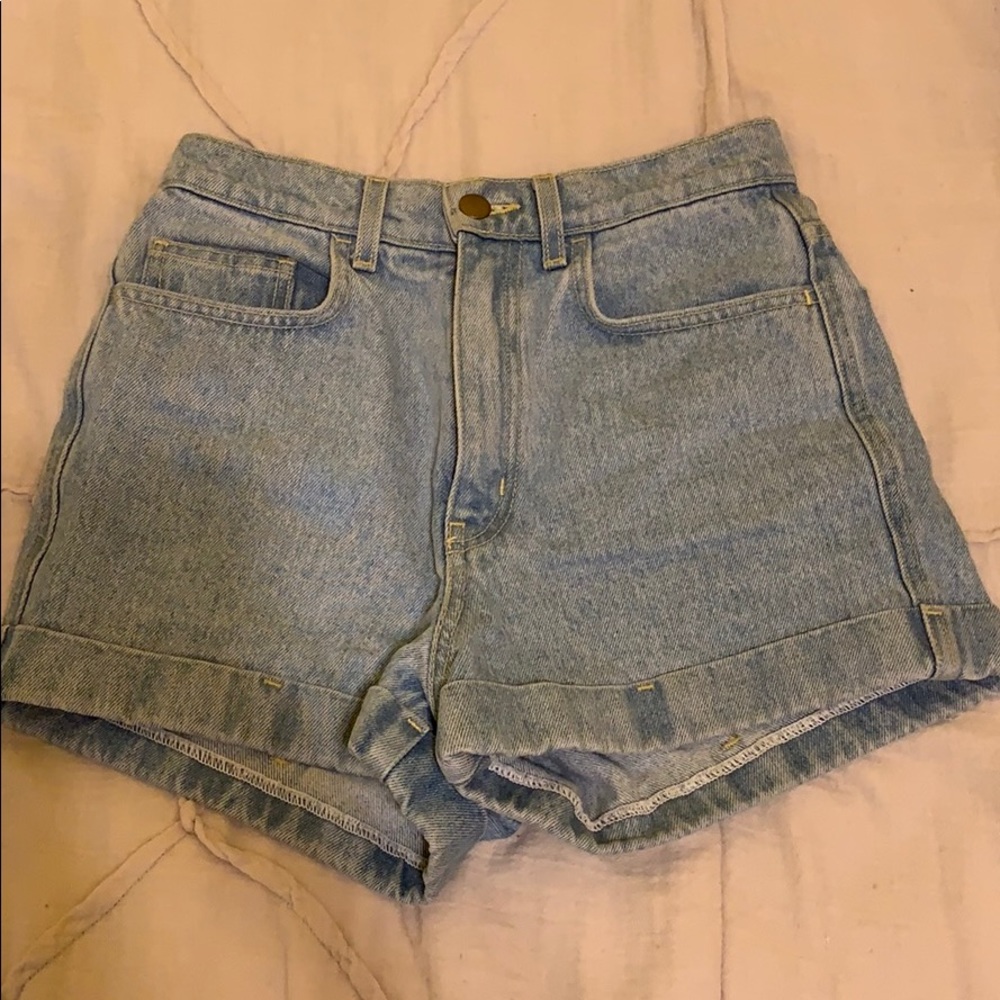 American Apparel Denim Shorts